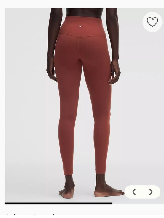 lululemon athletica Pants - lululemon athletica High-Rise Brick Red Leggings